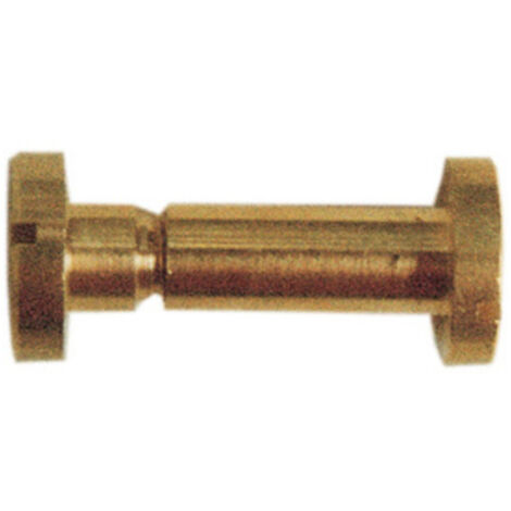 2 viti a cannocchiale   6x50 mm filettatura 5MA vite in ottone lucido