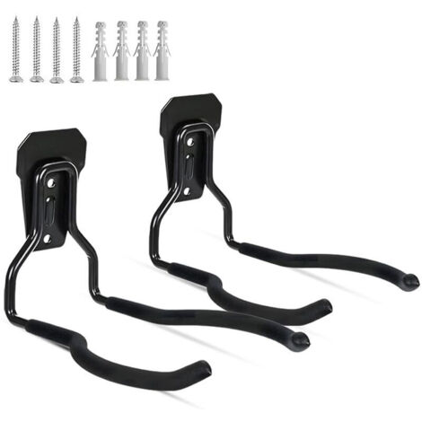 2 Wandhaken für Rasentrimmer, universelle Rasenmäherhalterung, Wandbefestigung für Rasentrimmer, Gartengeräte