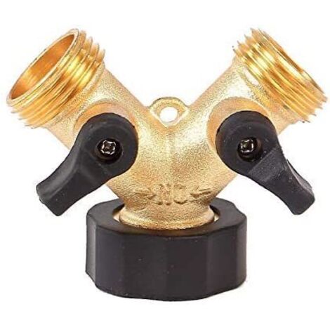 HIASDFLS 2-way Y-Distributor for Zulaufschläuche, 3/4 inch for connection of 2 devices (YV03)
