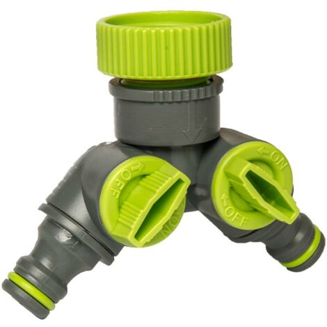 2 - Wege - Ventil mit Hahnanschluss 3/4" und 1" Lime Edition