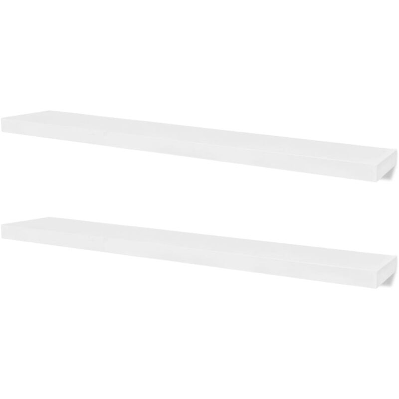 Vidaxl - Wall Shelves 4 pcs White 120 cm