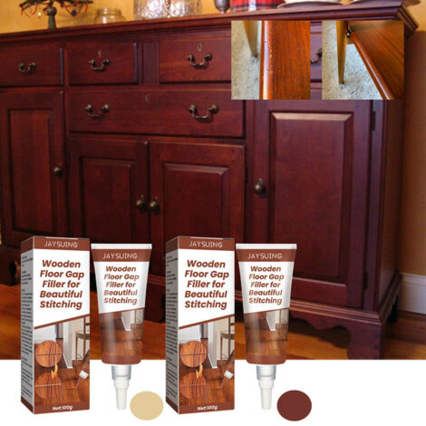 2 Wood Tools Pack – Cherry and Oak – For Floors and Furniture – Repairs Scratches, Cracks and Small Imperfections