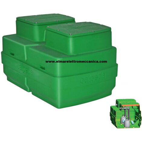 2 x 0,5 HP GEO500 GXVM 25-8 Stazione Raccolta 500 l Acque Chiare CALPEDA