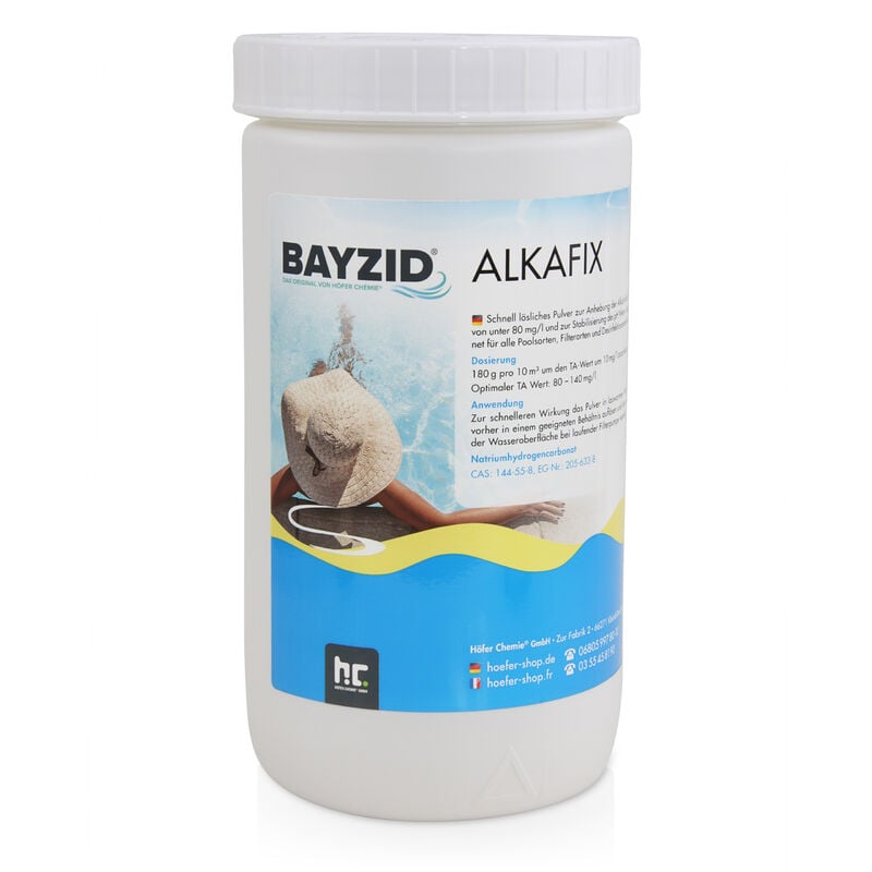 Höfer Chemie Gmbh - 2 x 1 kg de bayzid® Alkafix pour augmenter l'alcalinité (ta)