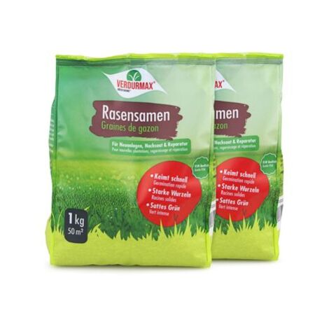 2 x 1 kg VERDURMAX® Rasensamen