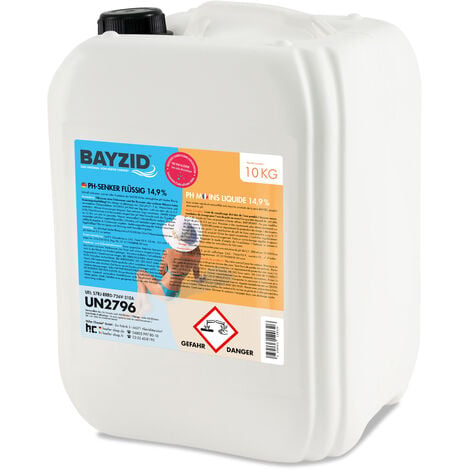 4 x 10 kg Bayzid pH moins liquide 14,9%