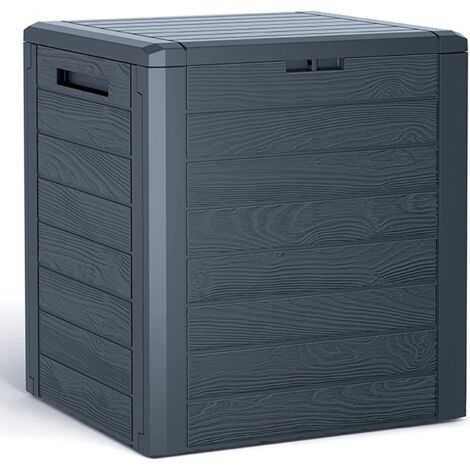 2 x 140L Multipurpose Outdoor Garden Furniture Storage Boxes