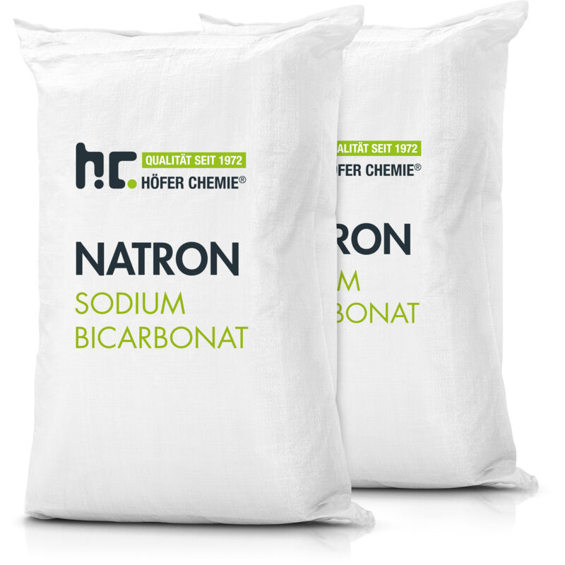 2 x 25 kg de bicarbonate de sodium en qualité alimentaire