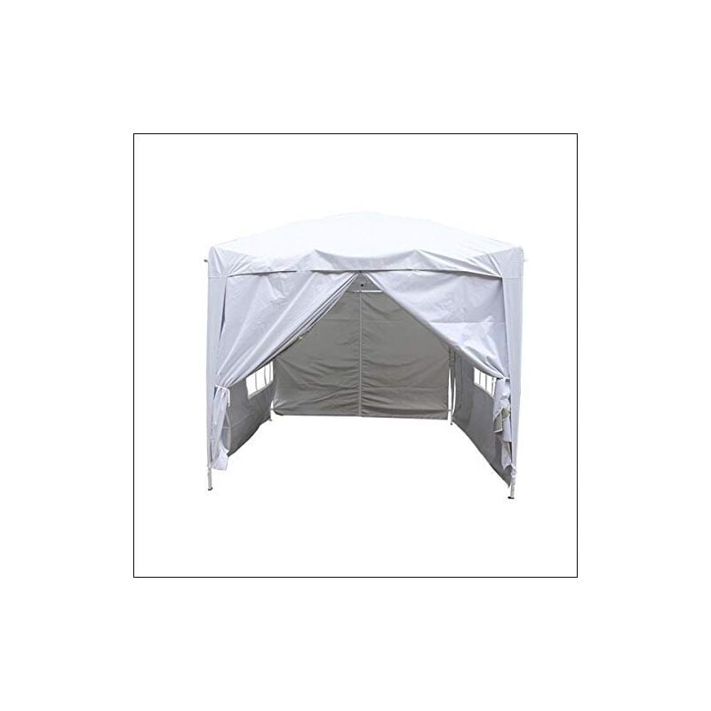 2 x 2m Garden Pop Up Gazebo Marquee Patio Canopy Wedding Party Tent- White