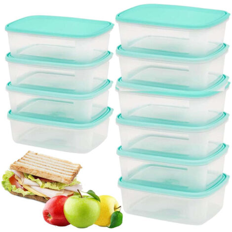 2 x 3L Microwave Containers Reusable Food Storage Meal Prep Containers with Lids