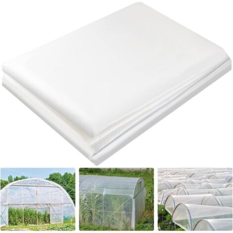2 X 3m Bache Pour Serre, Film Polyéthylène De Bonne Qualité, Film De Serre Tunnel Pour Couvrir Les Jardin, Légumes et Tomate