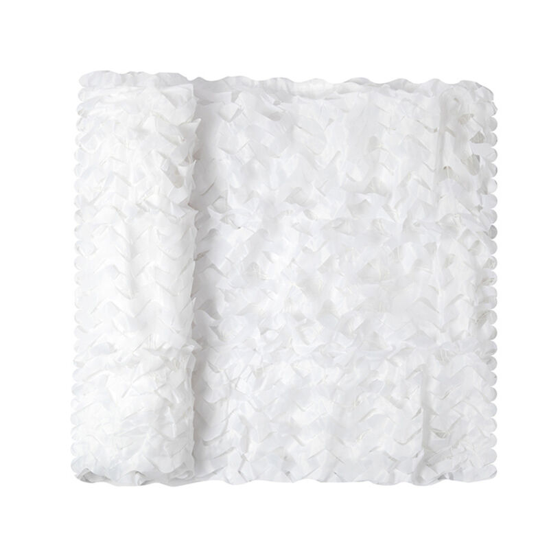 3x3m Tissu pare-soleil creux blanc , cour décorative extérieure, pare-soleil de base