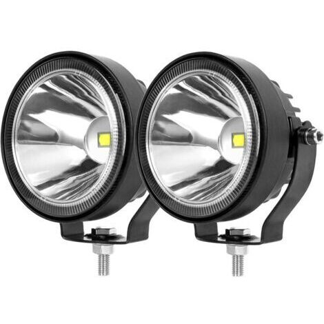 2 x 4 pouces LED POD pour camion hors route 4WD SUV Boat conduite autonome antibrouillard LED lampe de travail 12V 48V blanc 6000k