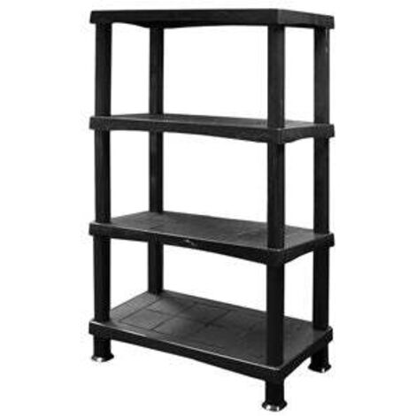 2 x 4 Tier Plastic Shelving Units Great For Storage Home & Garage