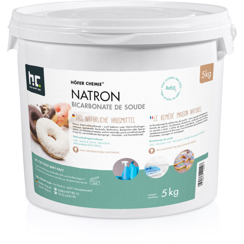 Höfer Chemie 5kg de Bicarbonate de soude 5 kg (en)