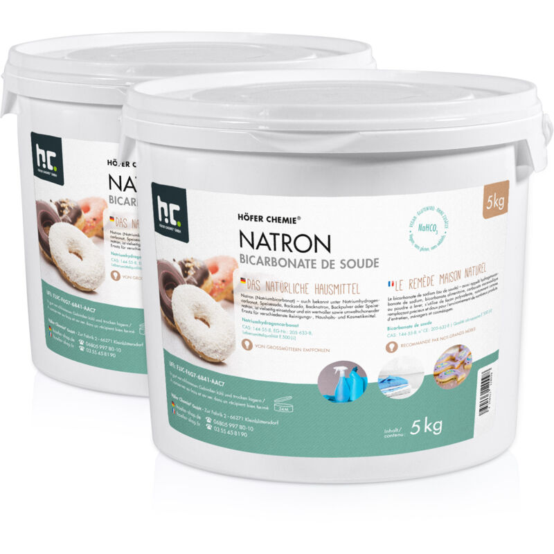 Höfer Chemie Gmbh - Höfer Chemie 5kg de Bicarbonate de soude 10 kg (en)