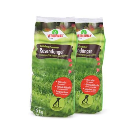 2 x 5 kg VERDURMAX® Rasendünger Frühling / Sommer