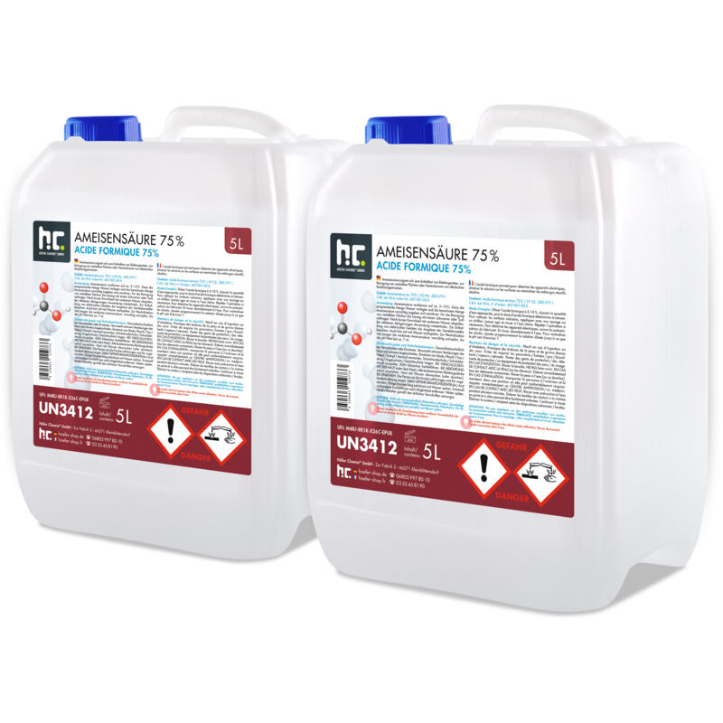 Höfer Chemie Gmbh - Höfer Chemie Acide formique 75% Höfer Chemie® qualite technique en bidon de 5 l 10 l (en)