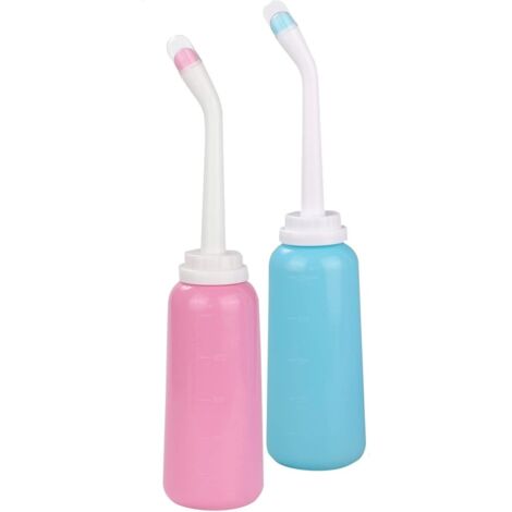 2 x 500 ml Analduschen – Einfache Toilettenbenutzung, tragbare Reisetoilette
