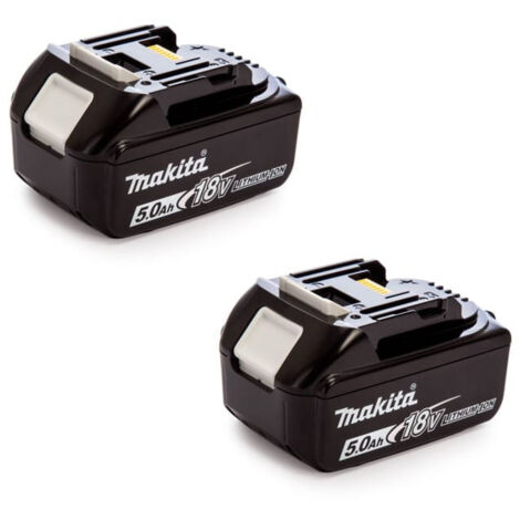 2 x 5,0Ah 18V Li-Ion LXT Akku für Akkuwerkzeug - MAKITA 197288-2