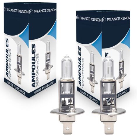 2 x Ampoules H1 100W 12V ORIGINE - FRANCE-XENON