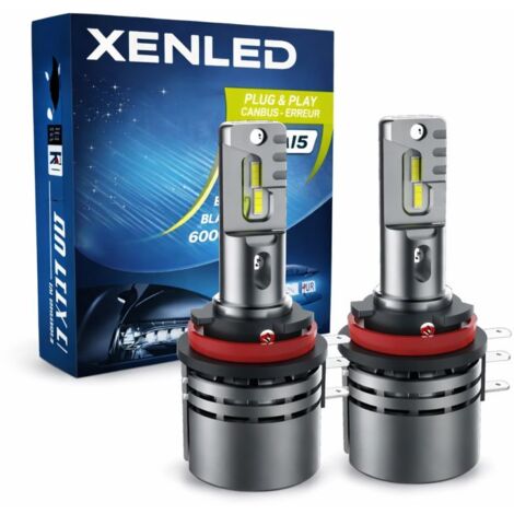 2 x Ampoules H15 LED Terminator3 - 2500Lm - 50W PGJ23t-1 - Plug&play - Easy install