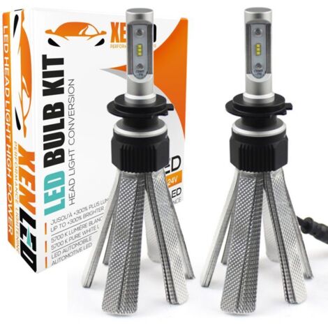 2 x Ampoules H18 XL6S 55W - 4600Lm - Courtes - 12V/24V