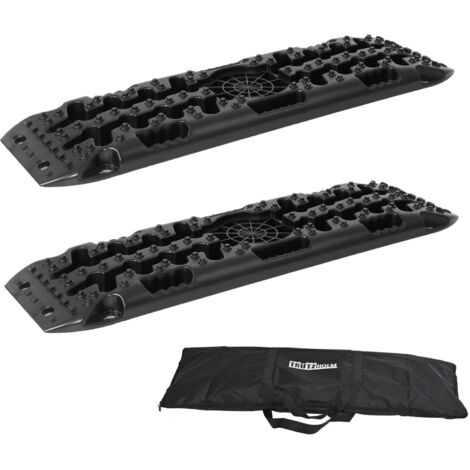 2 x Anfahrhilfe 106 x 31 x 6 cm 5 t Tragkraft Sandboards Offroad Traktionshilfe Schnee mit Tasche