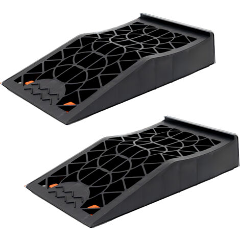 2 x Auffahrkeil mit Überfahrstopper 42 x 23 x 8 cm 5 t Stufenkeil Ausgleichskeil Wohnmobil Camper