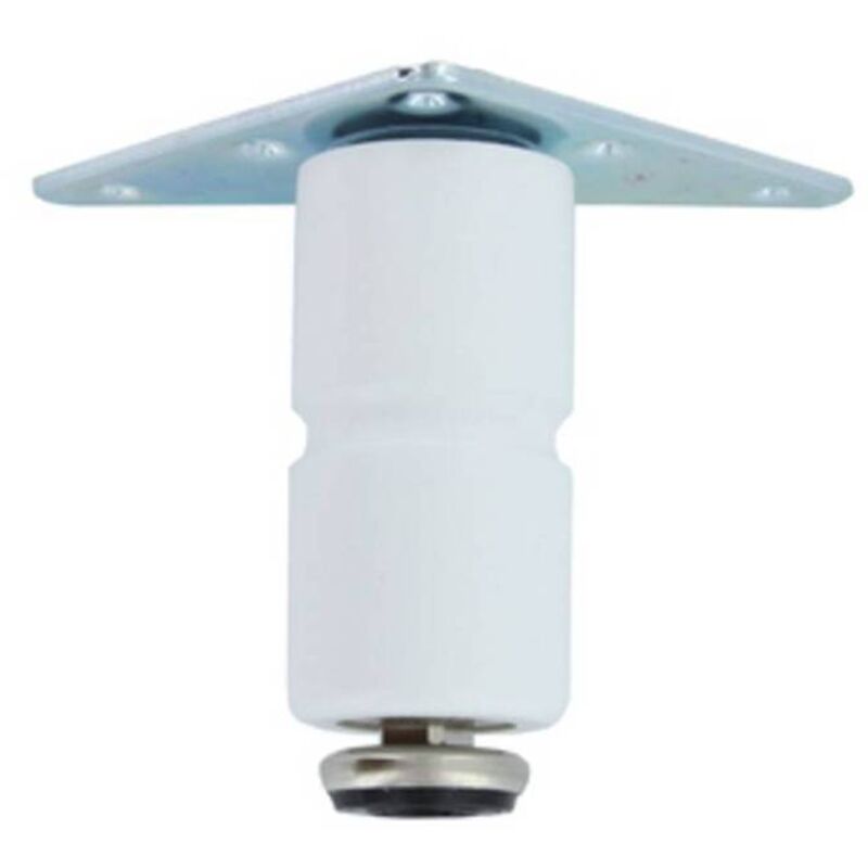 2 x PIES REGULABLES DE MADERA 100 MM BLANCO 4 PZ