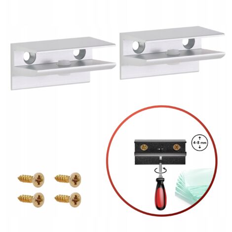 2 x C-Klammern  Aluminium