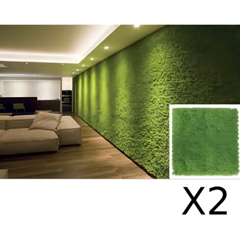 2 x C SIEPE ARTIFICIALE PANNELLO 100X100CM GREEN