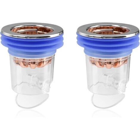 2 x clapet anti-odeur, bouchon de sol de douche, noyau déodorant pour siphon de sol de balcon, de cuisine et de salle de bain