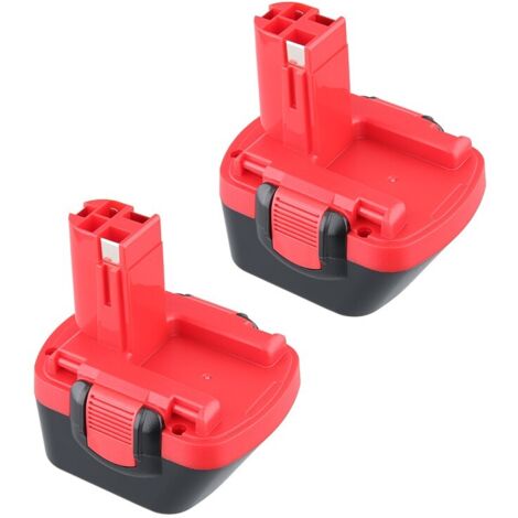 2 x Ersatzbatterie für Bosch-Batterie 12 V 4800 mAh NI-MH Werkzeugbatterie BAT043 BAT045 BAT046 BAT048 BAT049 BAT120 2607335692 2607335262 Ersatz für Bosch 12 V Batterie GSB 12VE-2