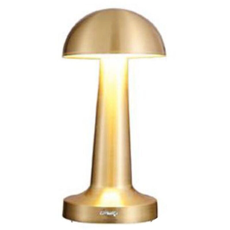 Image of R&g - lampada da tavolo oro ricaricabile usb effetto touch luce decorativa TD-306