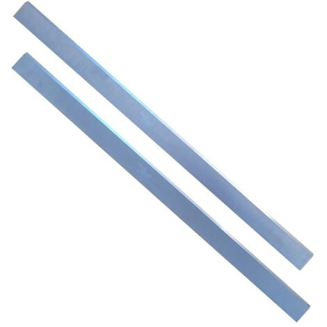 2 X Fers de Rechange pour Raboteuse ou Dégauchisseuse - Lames de Rabot Réaffutables - 520 x 30 x 3 mm - Outil de Travail du Bois Dur ou Bois Tendre - Acier HSS - DIAMWOOD