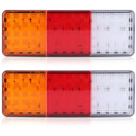 2 x feux arrière LED 12V 75 LED pour remorque, camion, bateau, lampe étanche, indicateur,de DEBUNS