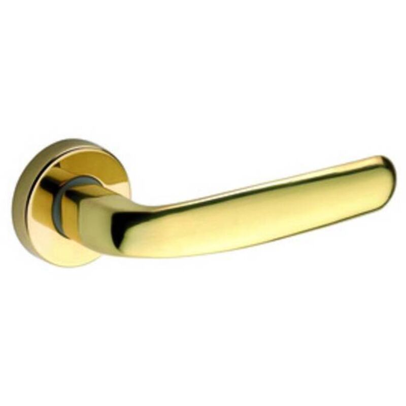 2 x FRASCIO MANIGLIA ZAMA EASY C/BOCCHET INOXBRASS