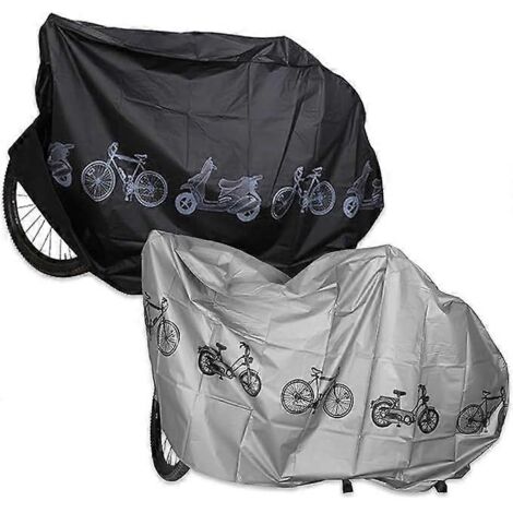 2 x Housse de vélo imperméable, anti-poussière, anti-UV et anti-pluie
