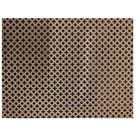 2 x LAMIERA FORATA P/TERMOSIFONE BRONZO