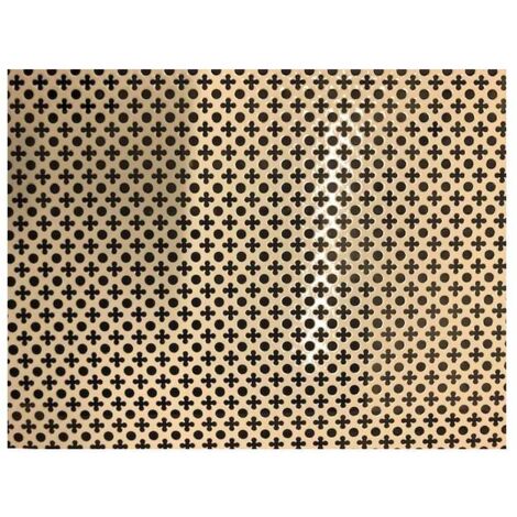 2 x LAMIERA FORATA P/TERMOSIFONE ORO