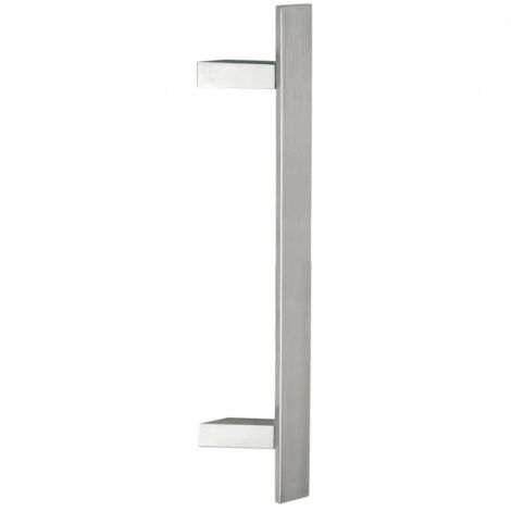 2 x MANIGLIONE ACCIAIO INOX K0 620 500 MM SATINATO