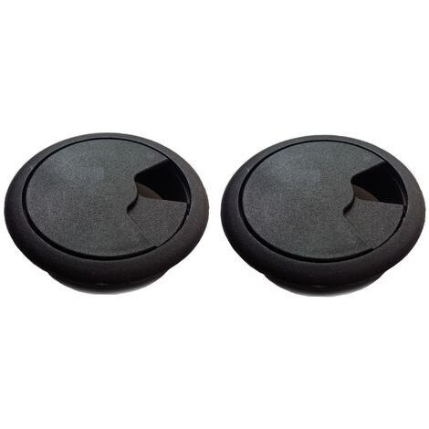 YETGFBH Passe Cable,Cache Cable Bureau Alliage De Zinc Round Plug Cover