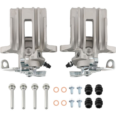 2 x Rear Brake Calipers Solid Kit FOR VW Golf MK4 1998-2005 1.4  1.8T 1.9 TDI