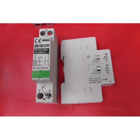 2 x RELAY Comat Releco RIC-20 , 220V AC/DC , 20A 2NO