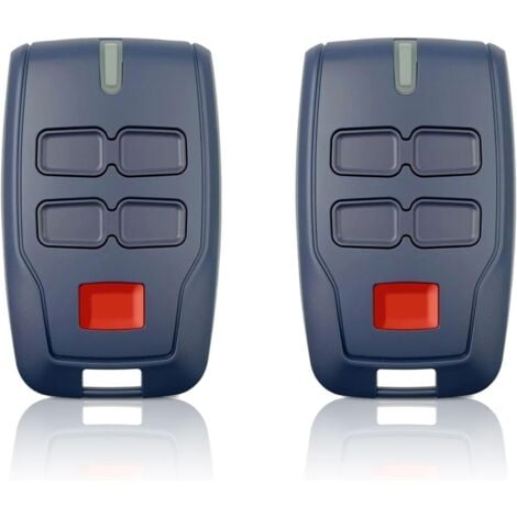 ENOWELIR 2 x Remote Control for Gate BFT MITTO B RCB4,433.92Mhz 4 Buttons 4 Channels Blue Rolling Code for Rolling BFT MITTO B RCB04 R1 CLEAR ICE RCB02 VINEYARD