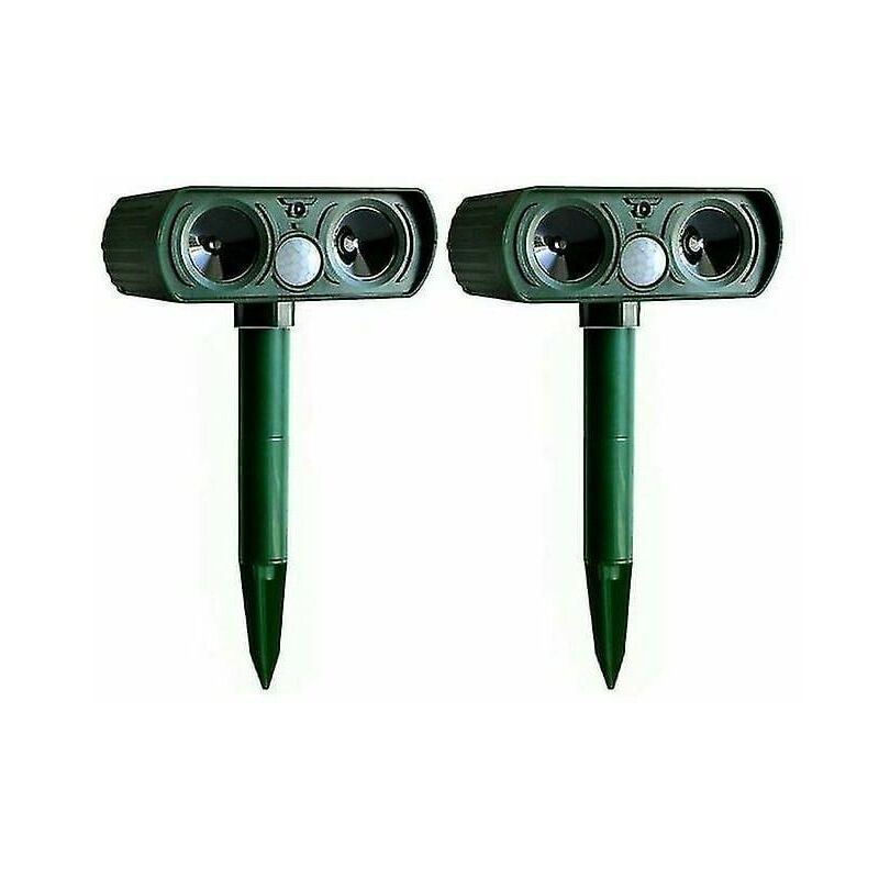 Start - 2 x répulsifs pour chats à énergie solaire Double super répulsifs