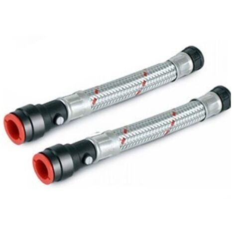 2 x Salamander Pump Hose STRAIGHT 22mm x 3/4"" Inch Flexible Anti Vibration