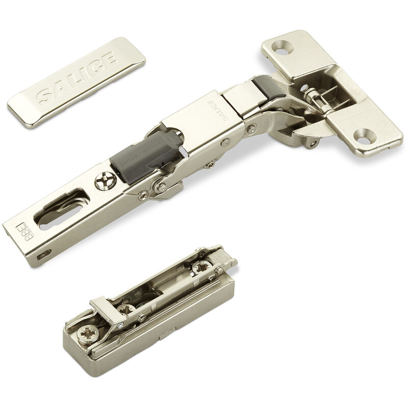 So-tech - 2 X Salice Universalscharniere 110° Bohrbild T52 Push Open Für Abgerundete, Überfälzte Und Profilierte Türen Mit Linear-montageplatte