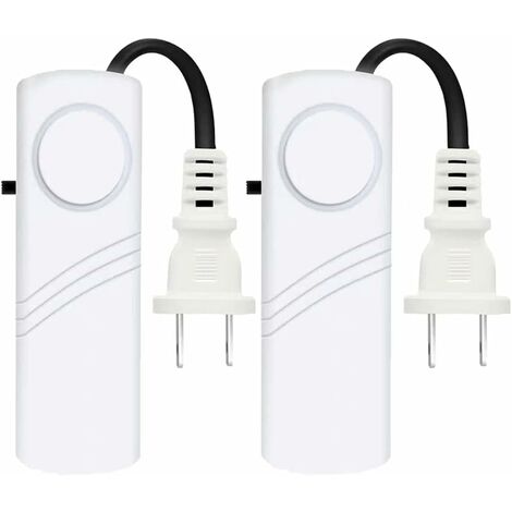 2 x Stromausfall-Alarm, automatischer Stromausfall-Alarm, 80-dB-LED-Anzeige, intelligenter Alarm